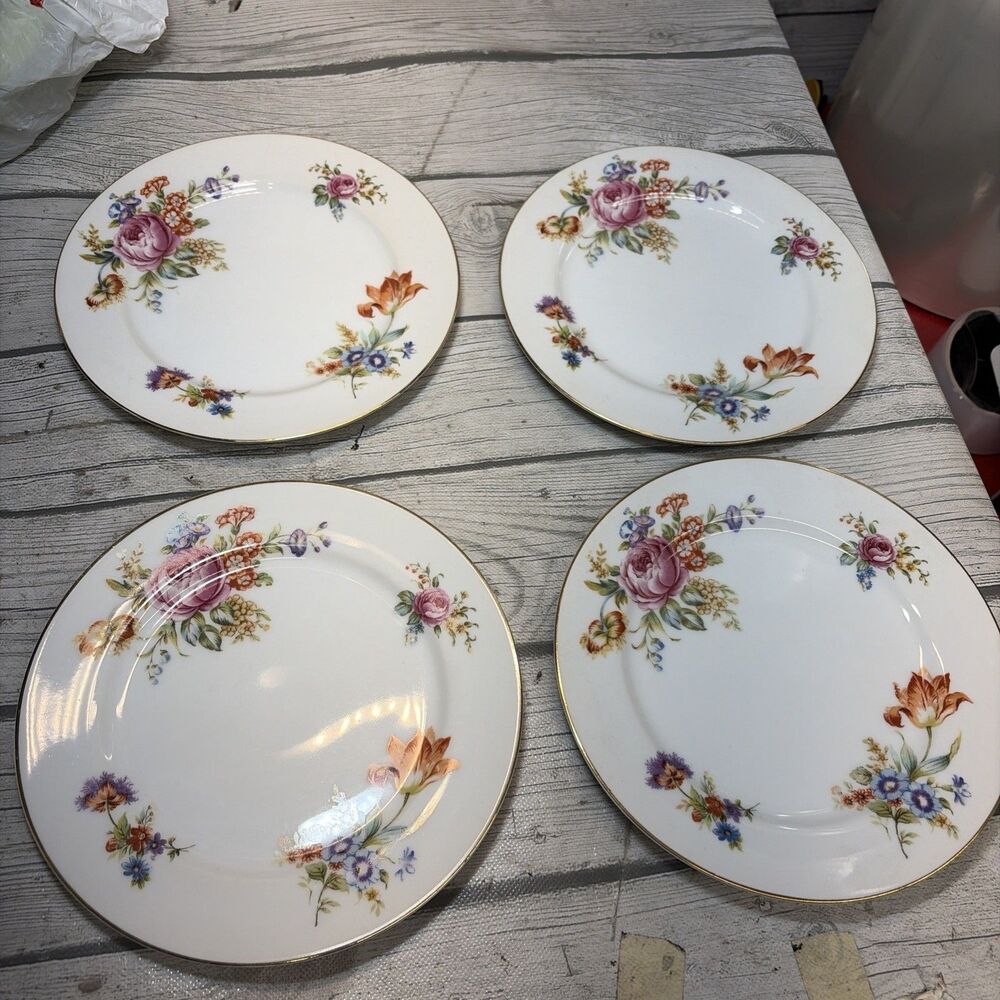 Occupied Japan KINGSLEY Nightingale Pattern - Narumi China 7 1/2” Plate Cottage